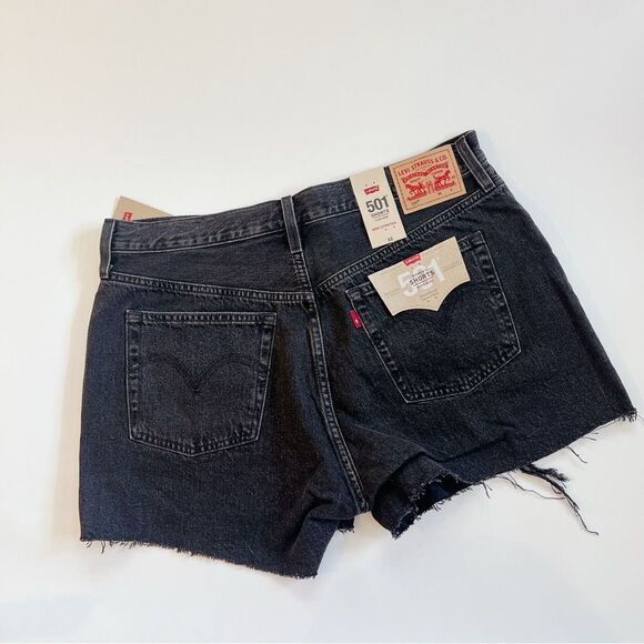 NWT — Levi’s 501 Black Shorts Size 32 — Non-Stretch - Picture 4 of 6